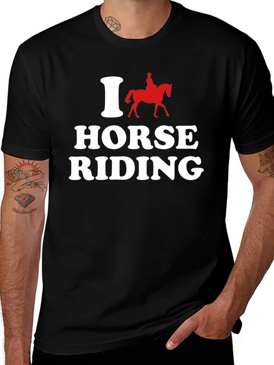 I Love Horse Riding Graphic Tee