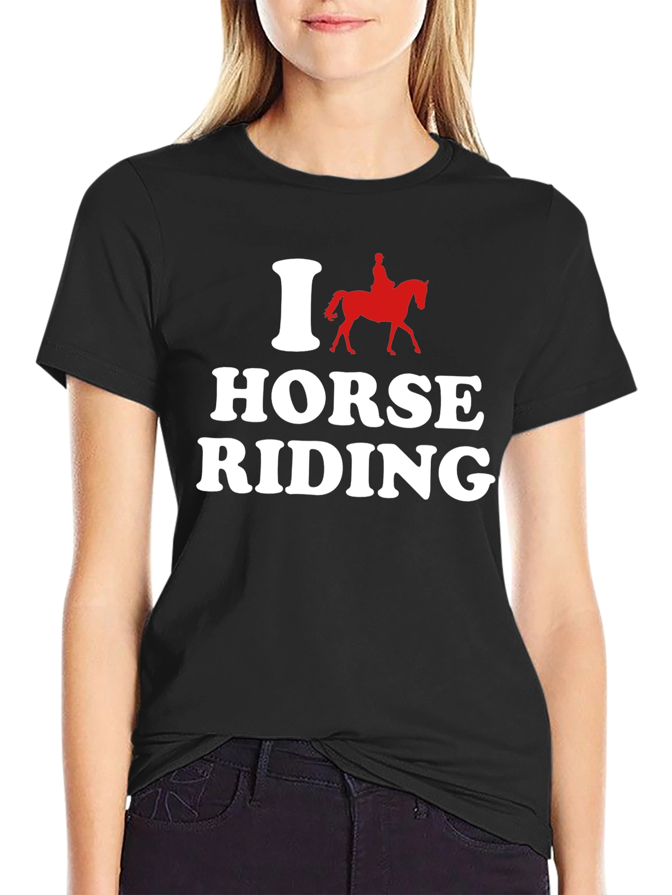 I Love Horse Riding Graphic Tee