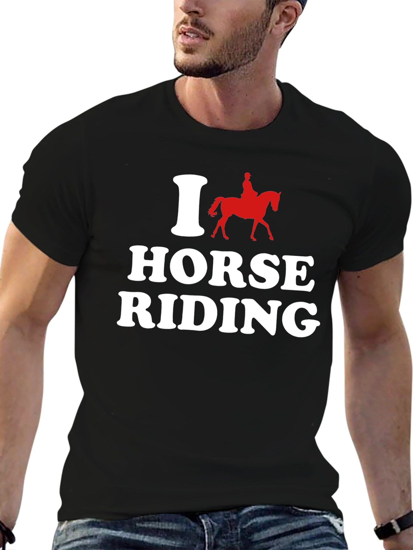 I Love Horse Riding Graphic Tee