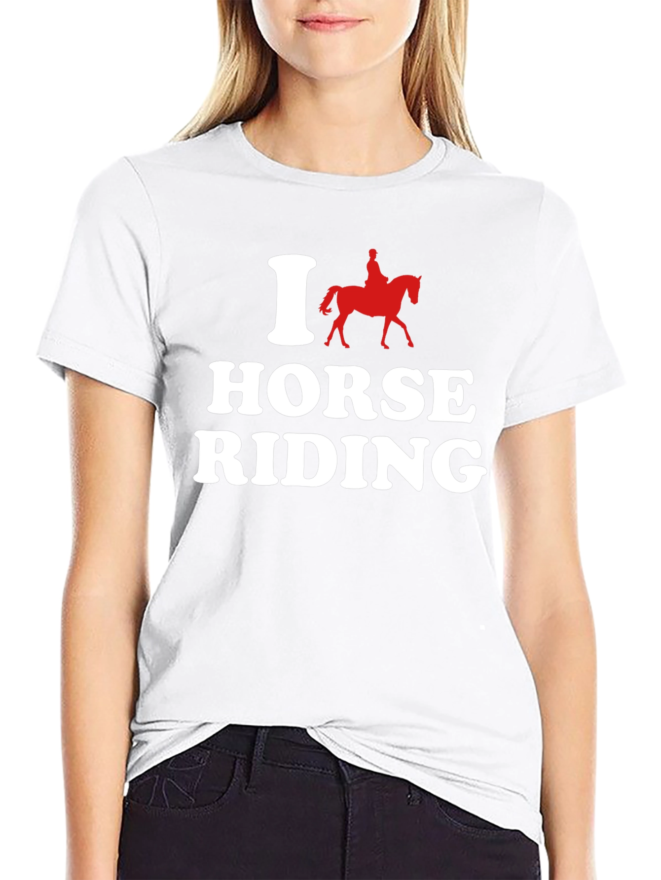 I Love Horse Riding Graphic Tee