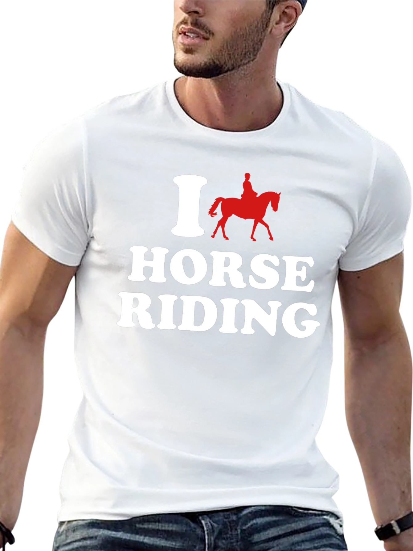 I Love Horse Riding Graphic Tee