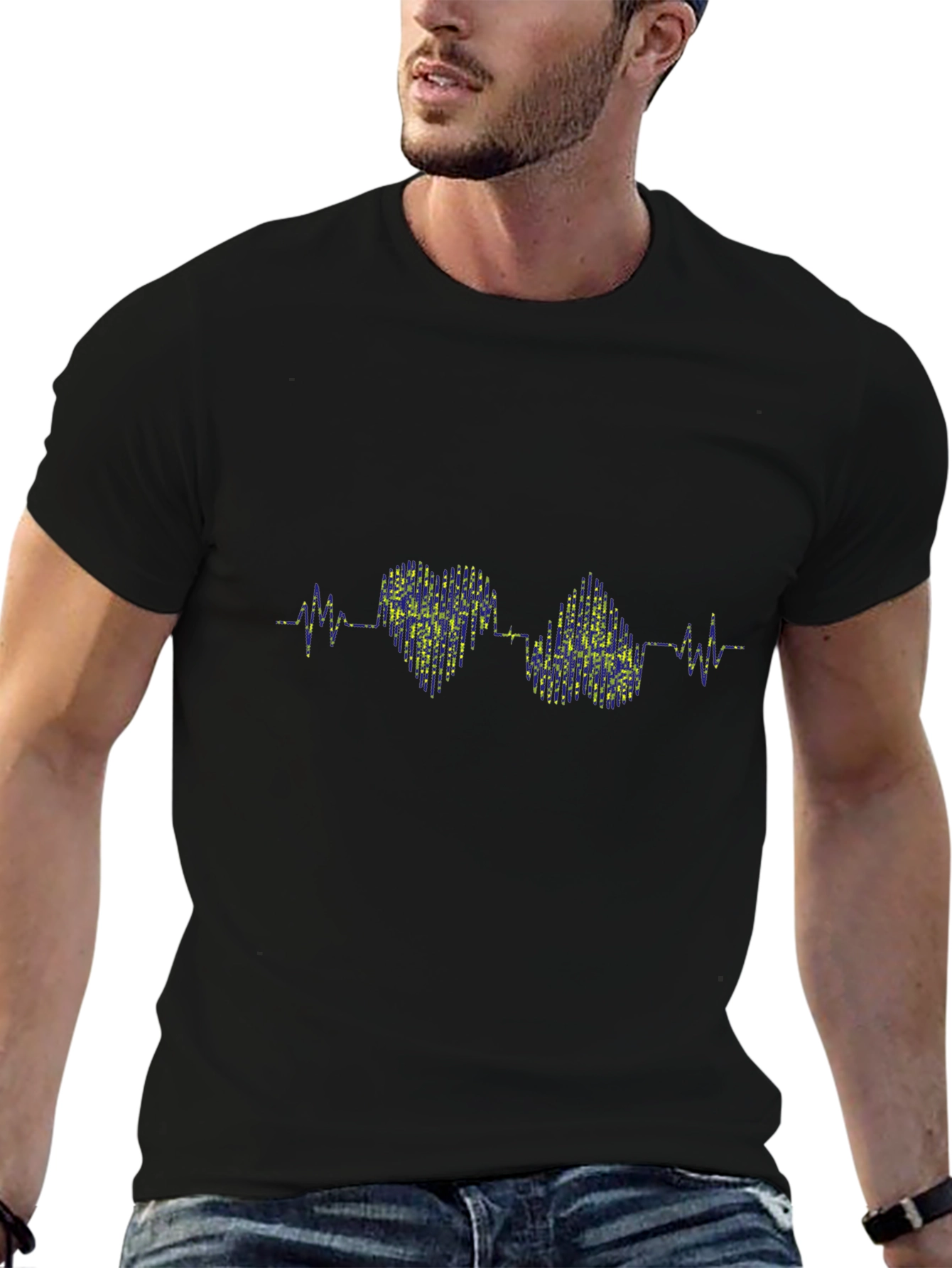 Heartbeat Graphic T-Shirt