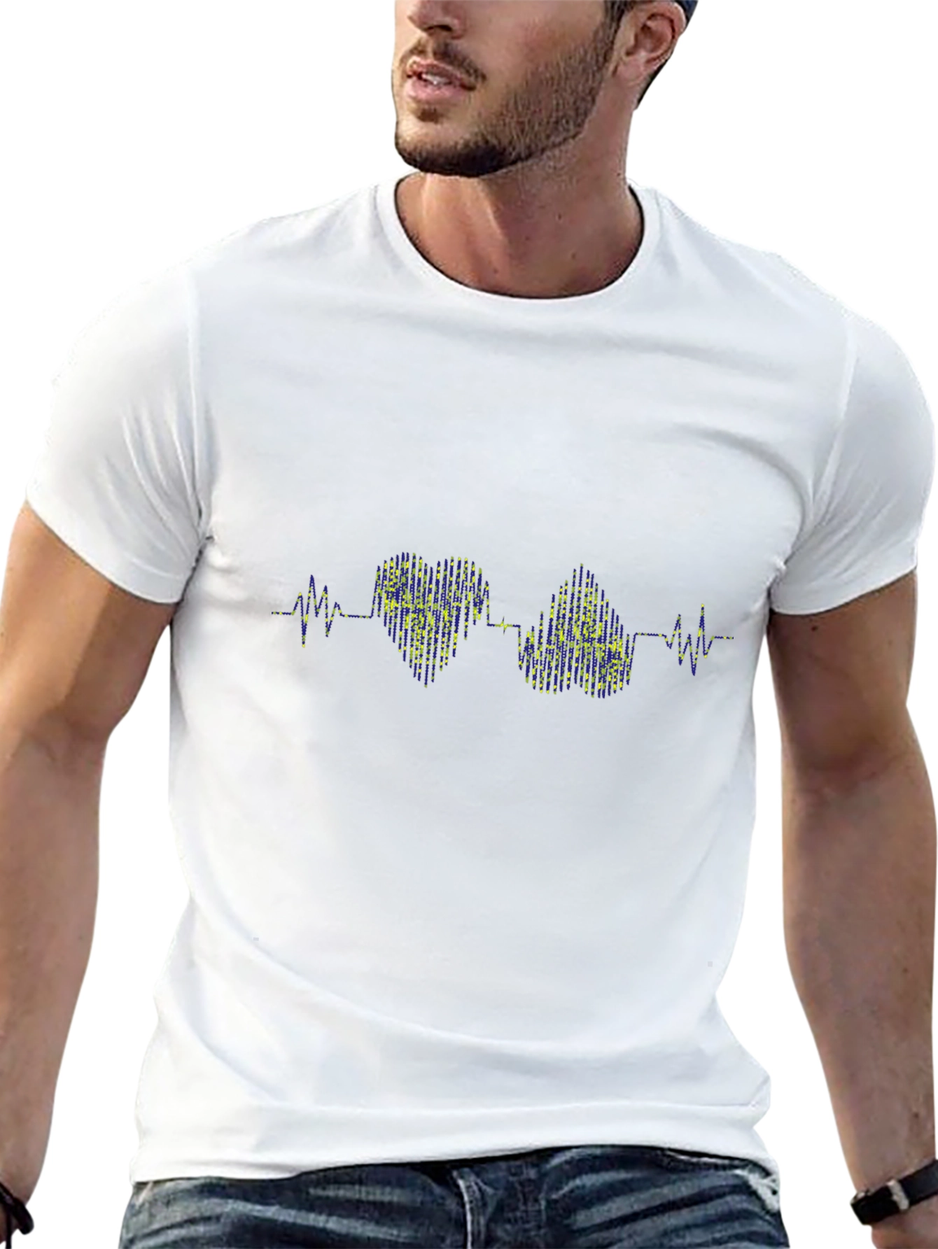 Heartbeat Graphic T-Shirt