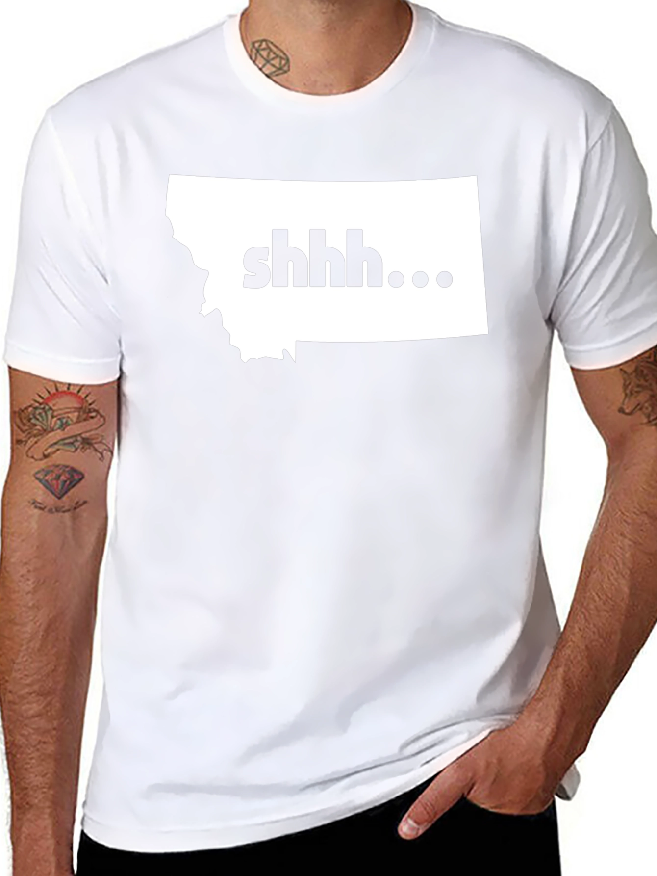 Shhh Montana T-Shirt - Graphic Tee