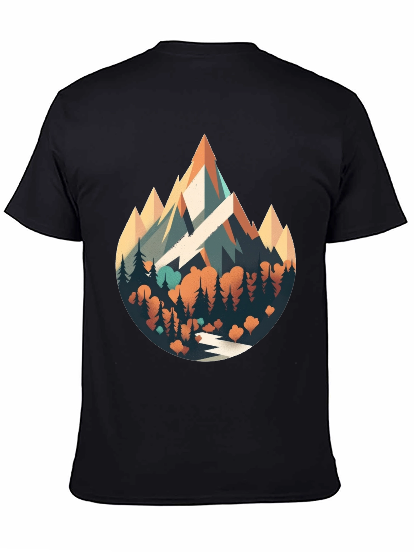 Mountainscape Graphic Tee - Nature Adventure Shirt