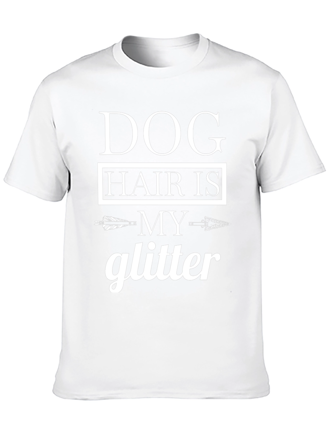 Dog Hair is My Glitter Graphic T-Shirt