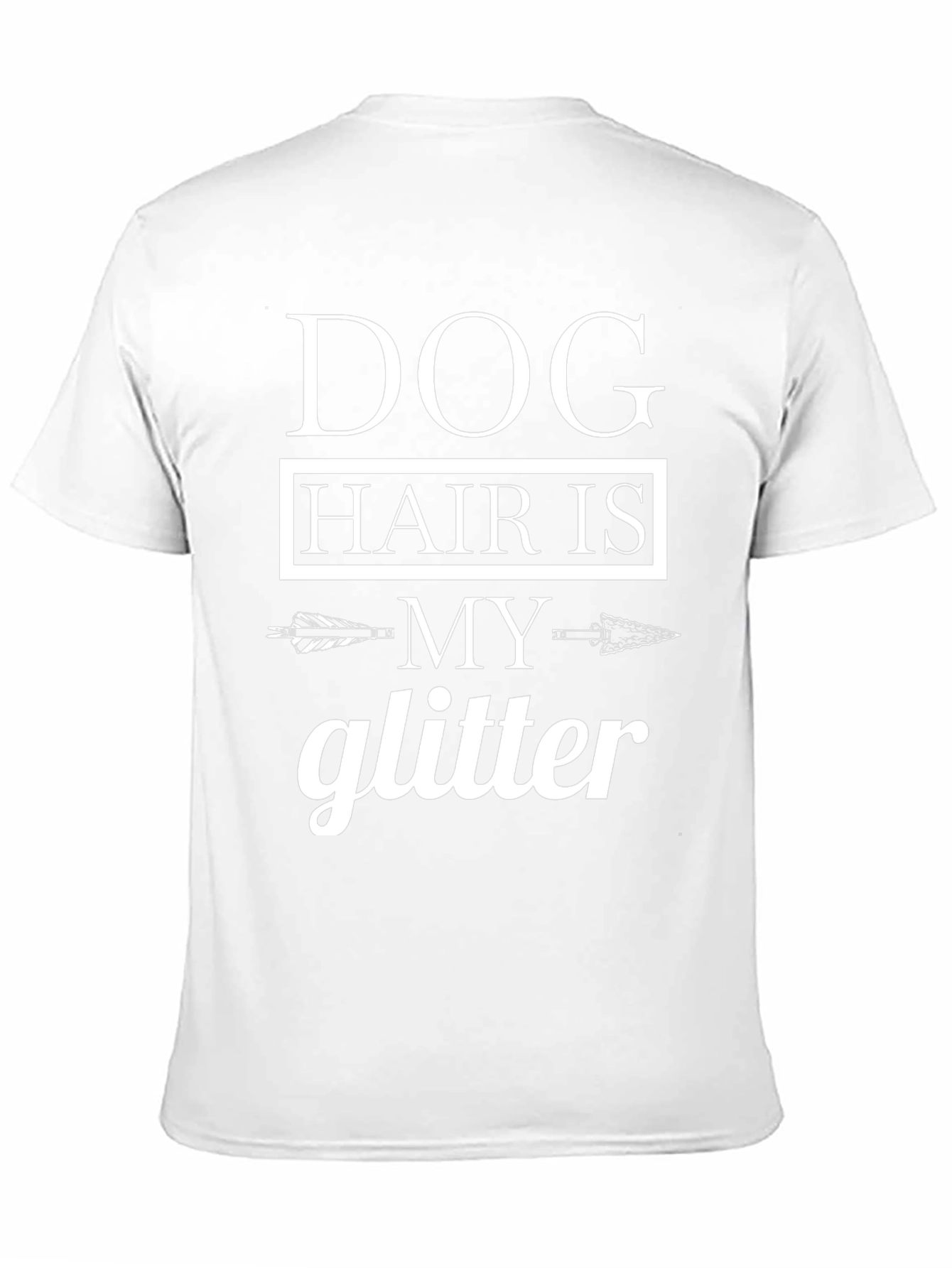 Dog Hair is My Glitter Graphic T-Shirt