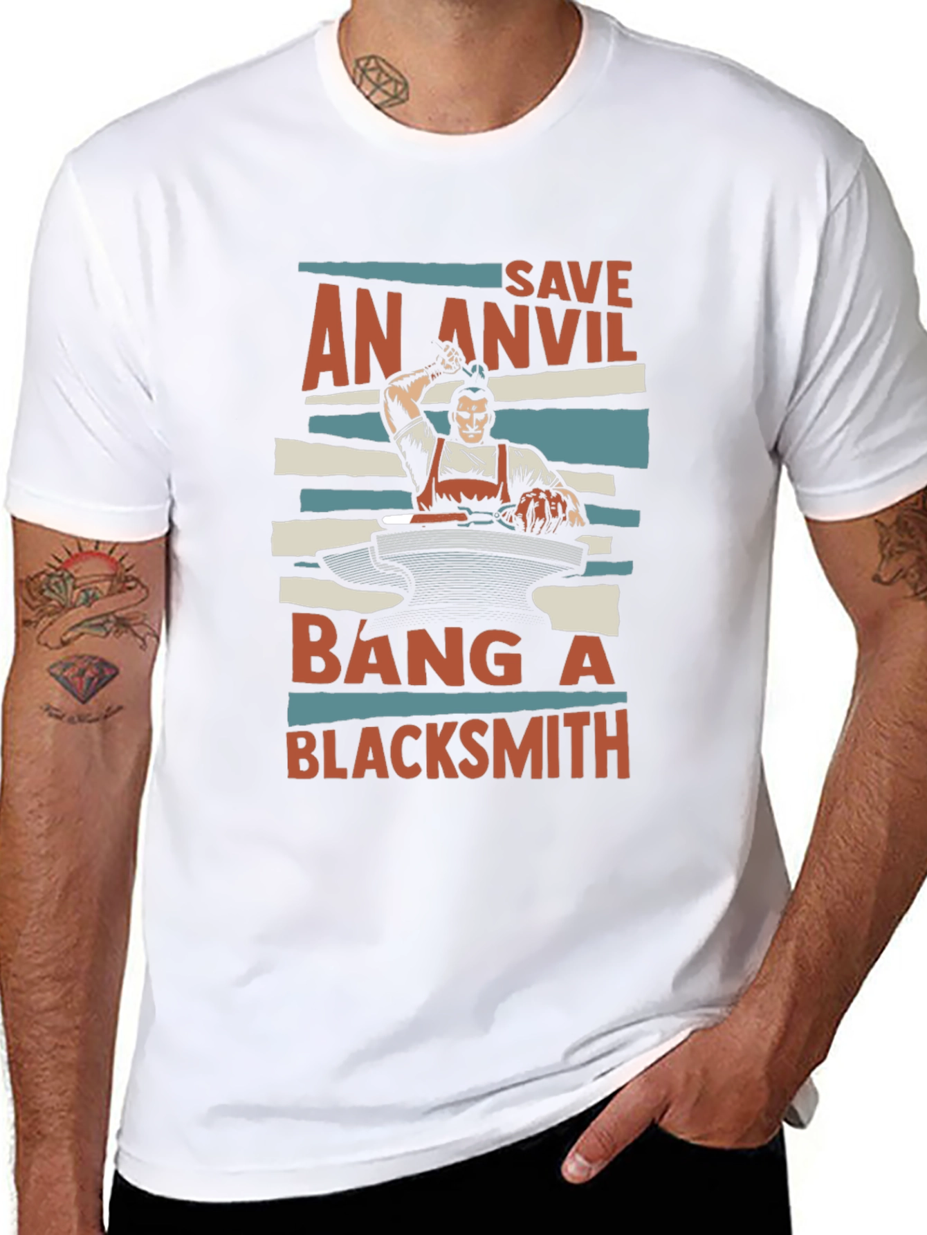 Save An Anvil Bang A Blacksmith T-Shirt