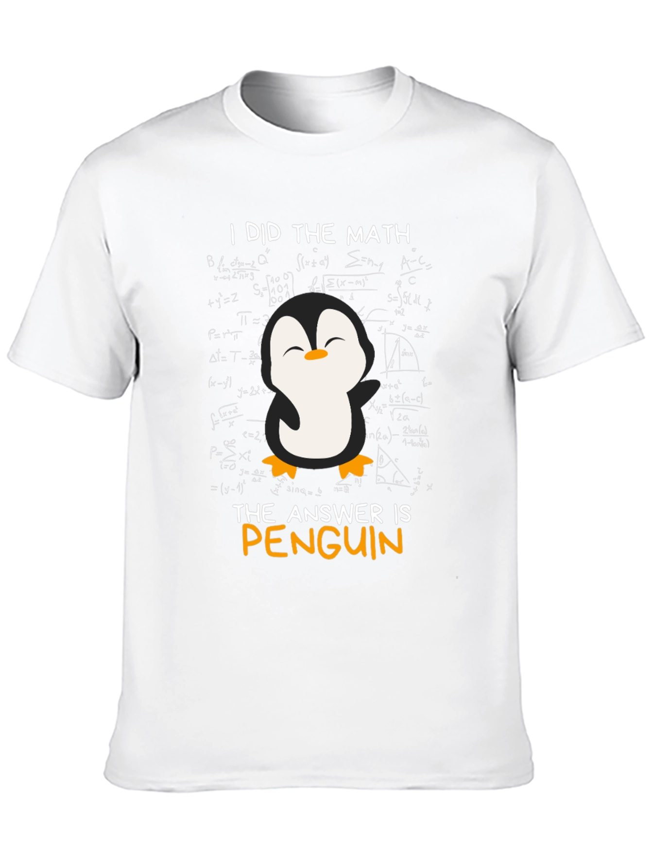 Math Penguin Graphic T-Shirt