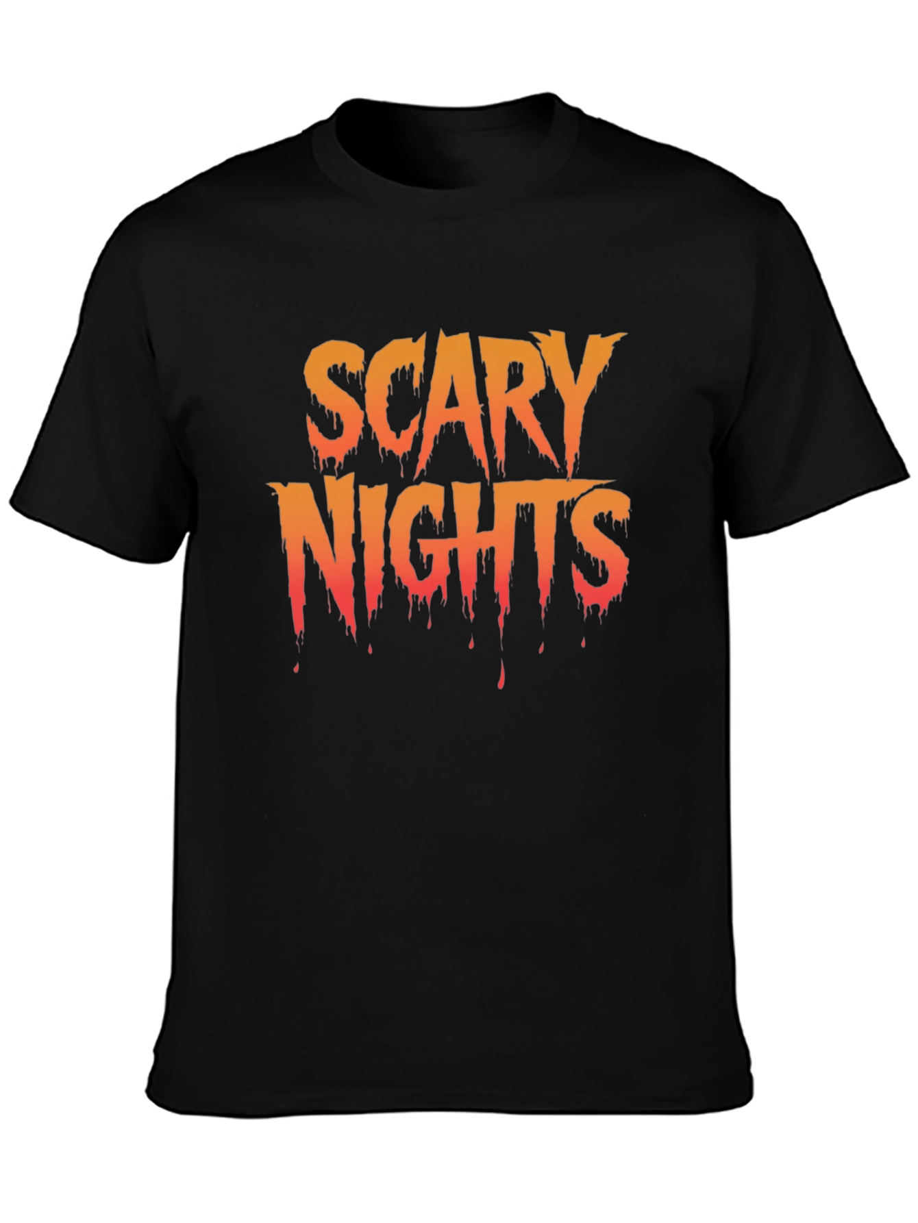 Scary Nights Graphic T-Shirt - Halloween Tee