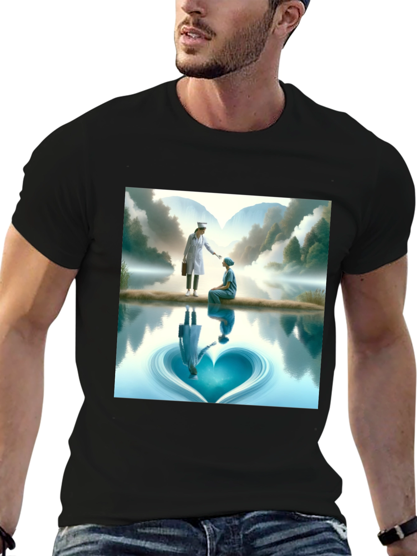 Hearts Reflection T-Shirt