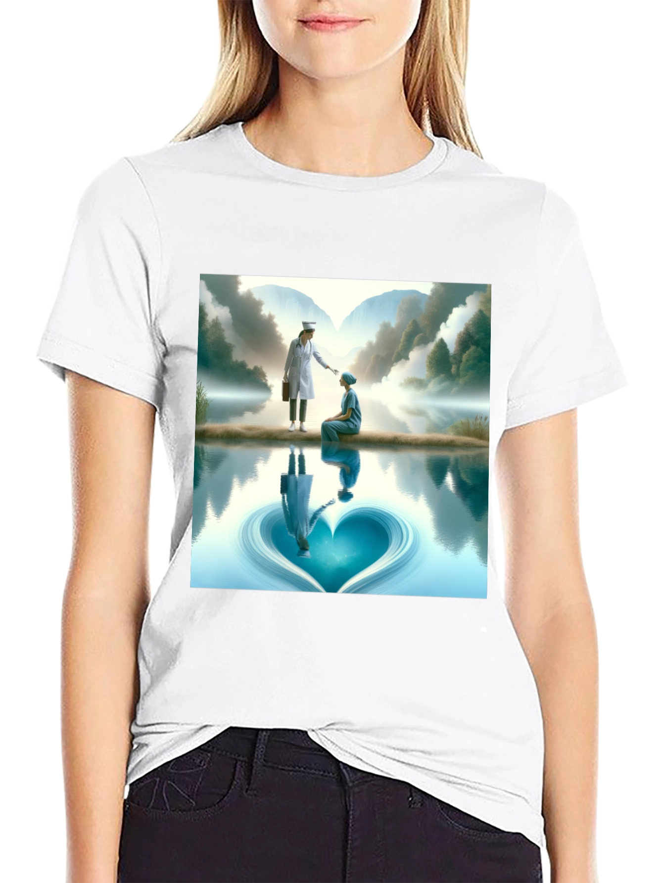 Hearts Reflection T-Shirt