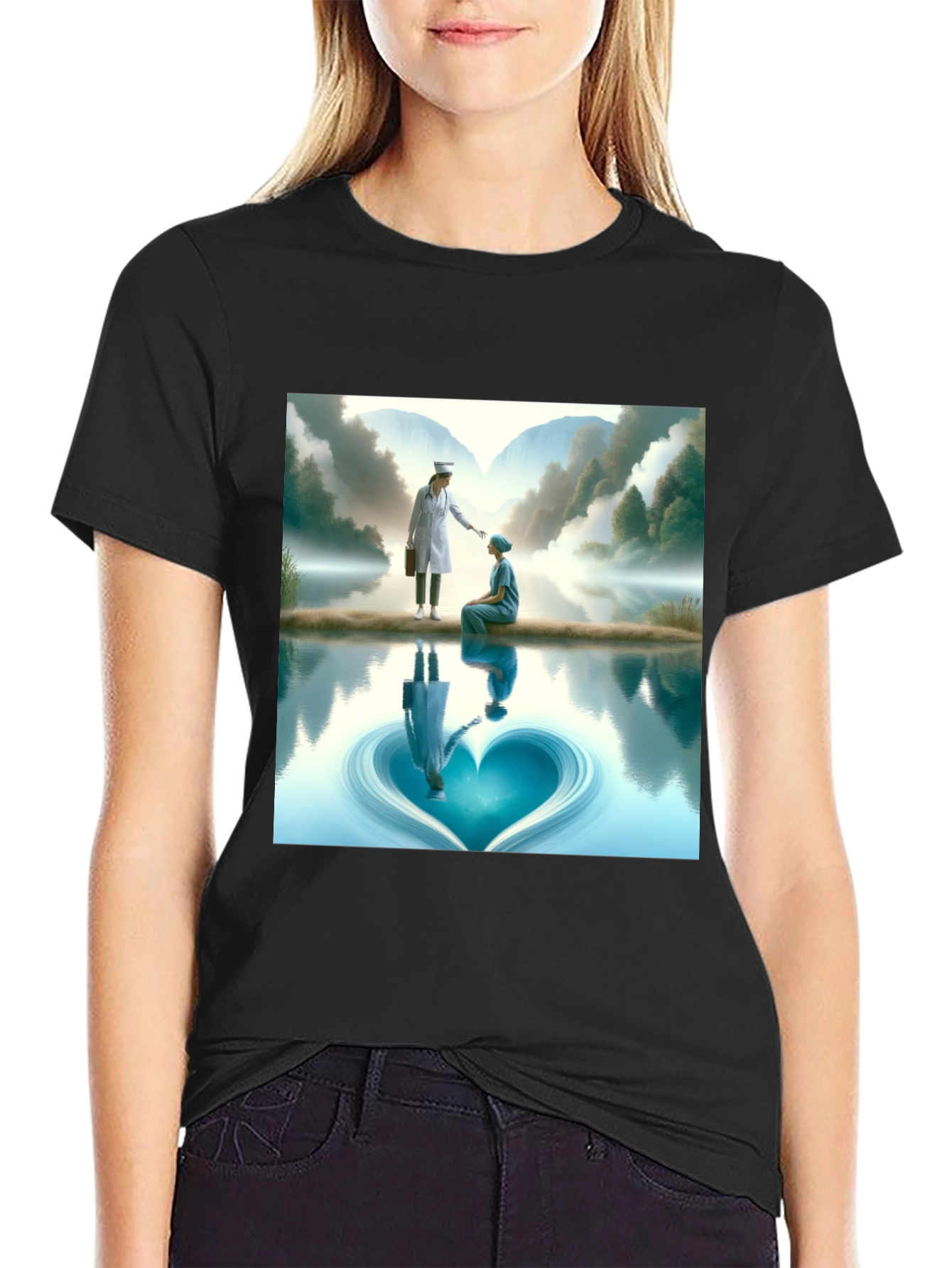 Hearts Reflection T-Shirt