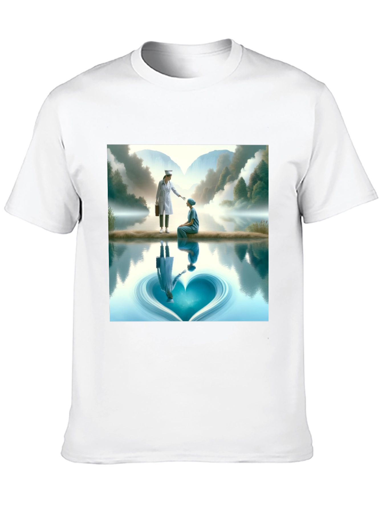 Hearts Reflection T-Shirt