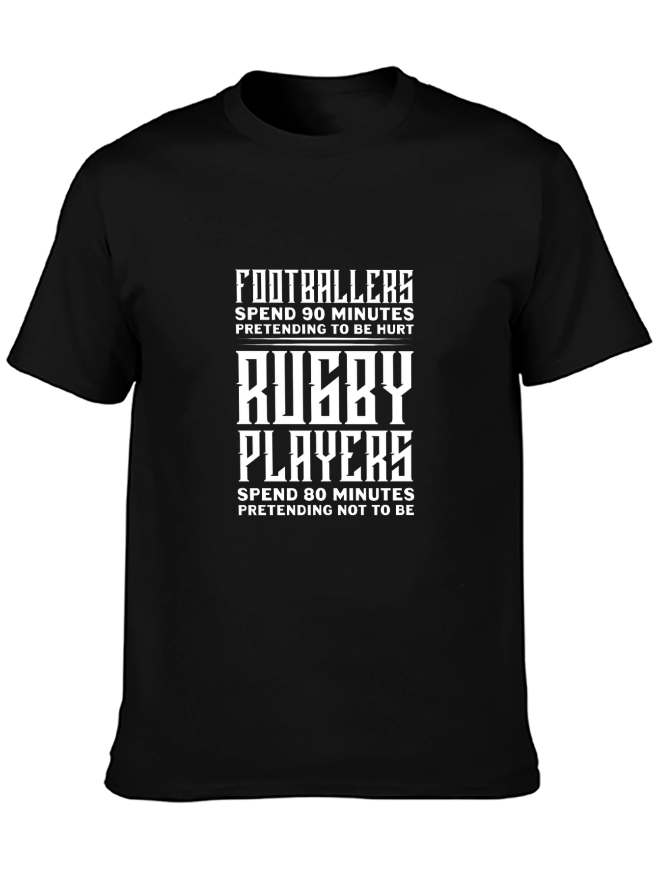 Funny Rugby vs Football T-Shirt