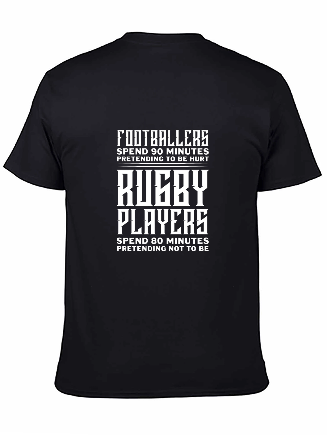 Funny Rugby vs Football T-Shirt