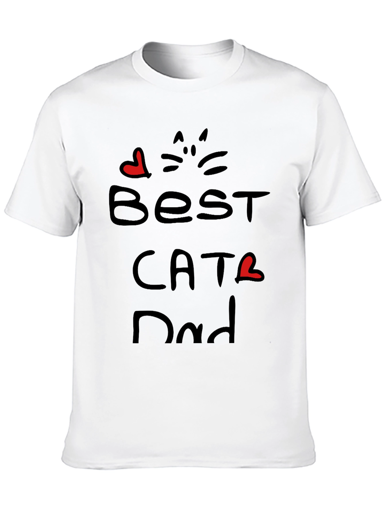 Best Cat Dad Graphic T-Shirt