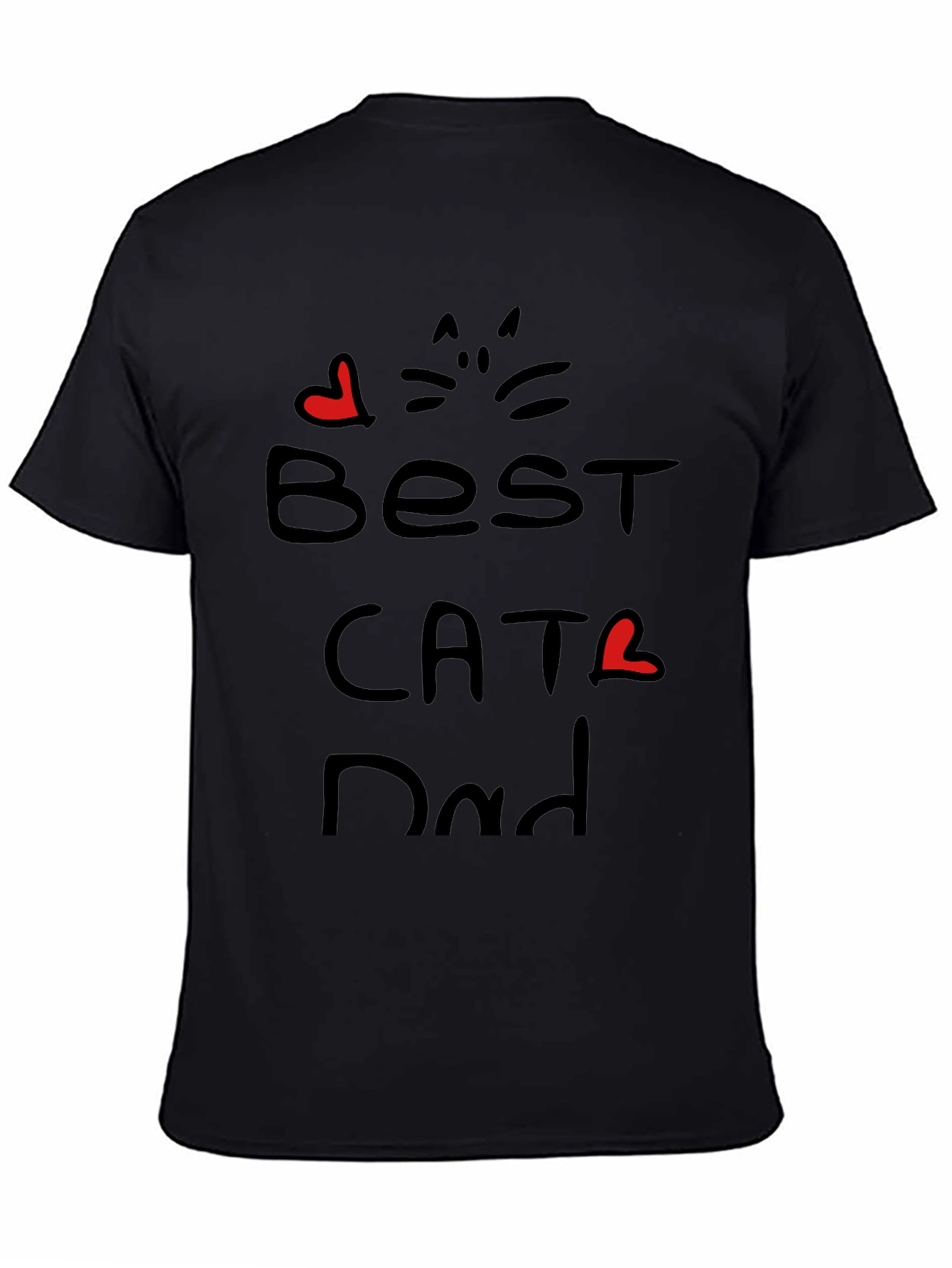 Best Cat Dad Graphic T-Shirt