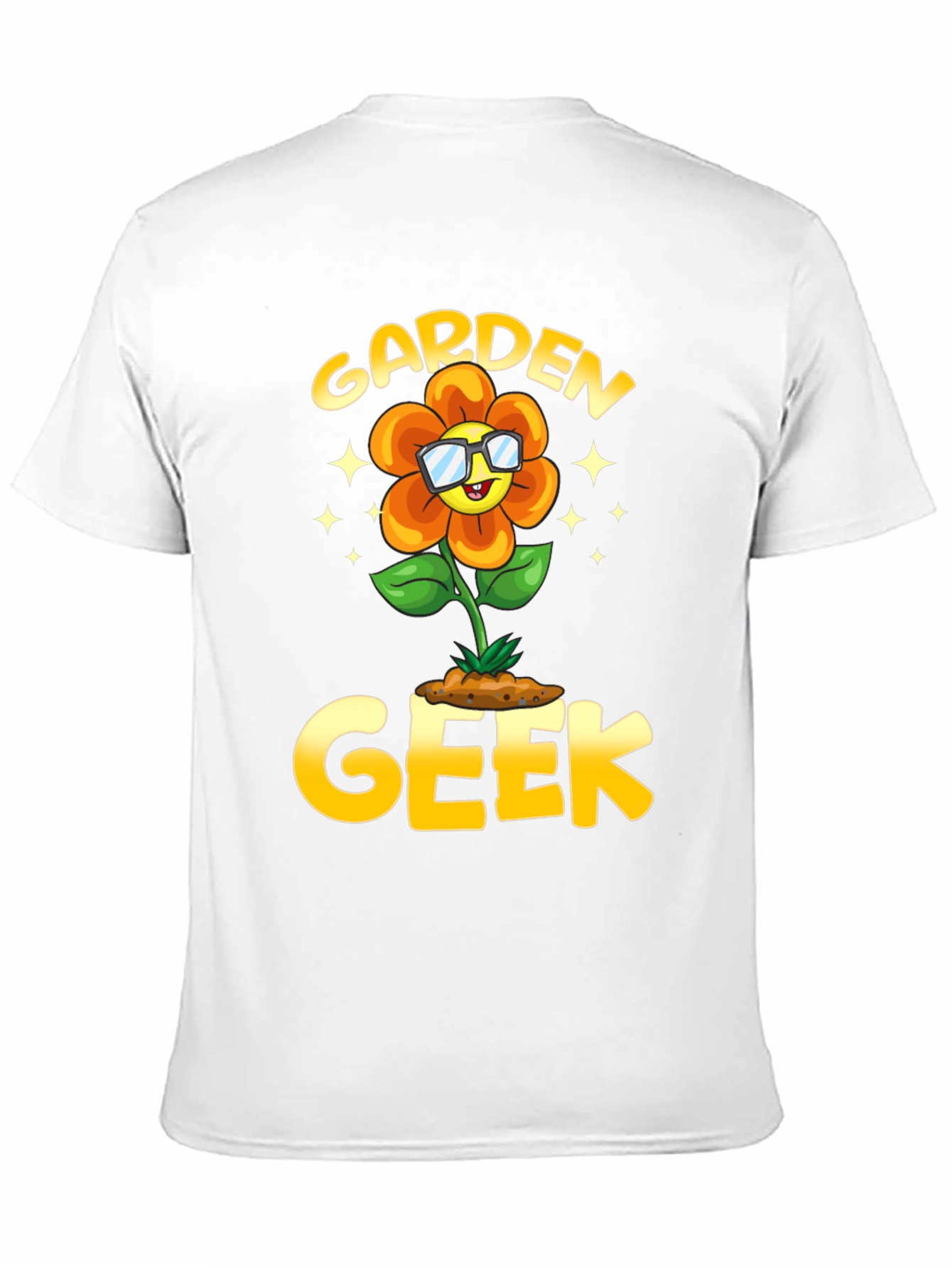 Garden Geek Flower Graphic T-Shirt