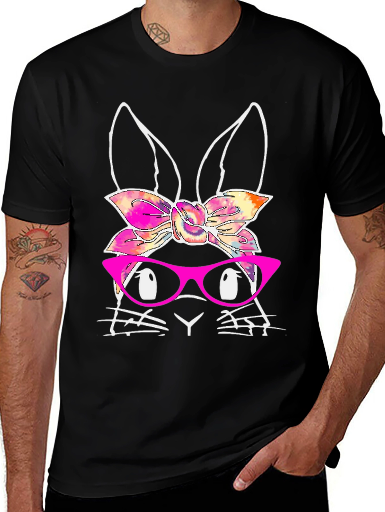 Bunny with Bandana and Glasses T-Shirt