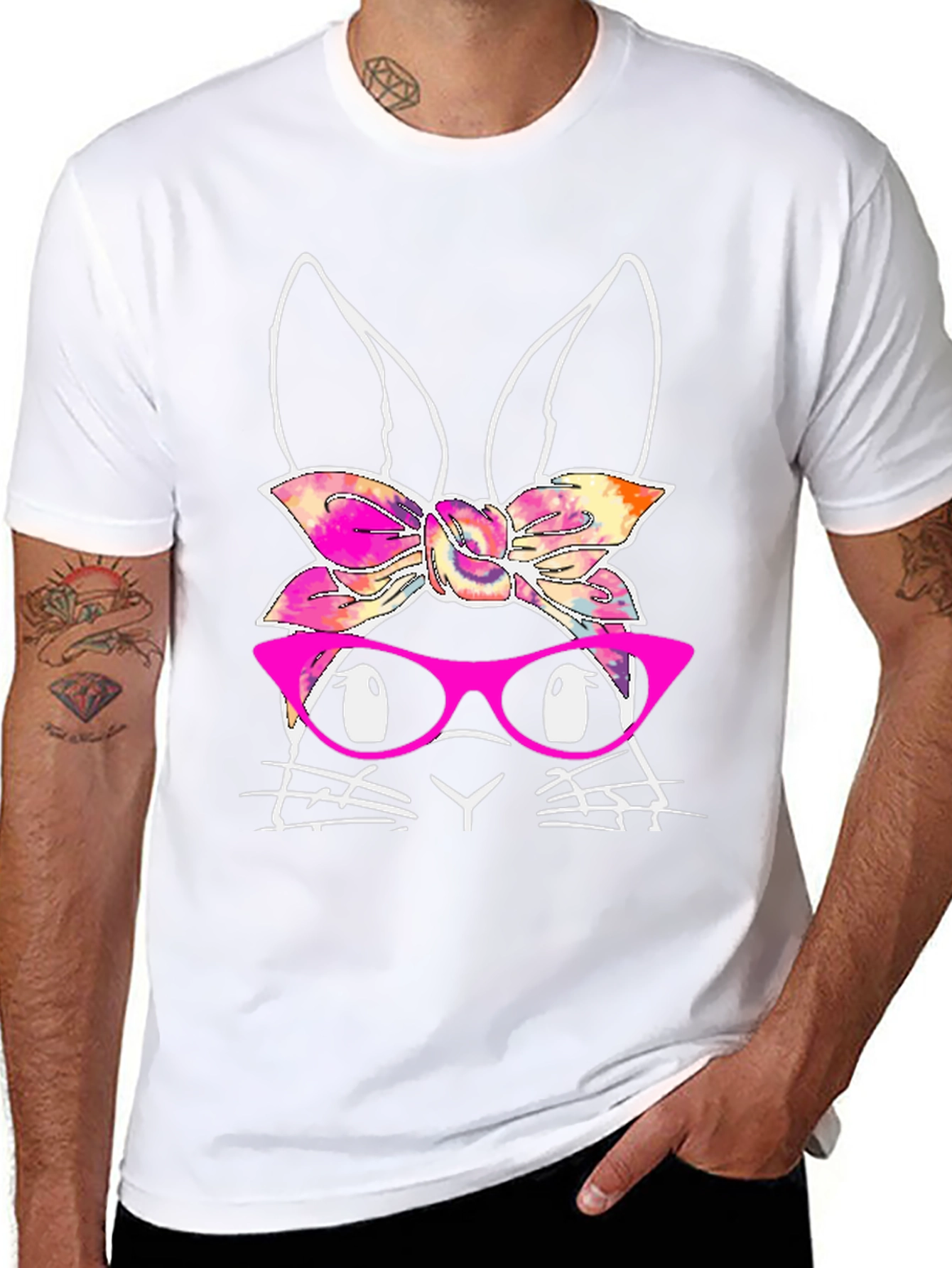 Bunny with Bandana and Glasses T-Shirt