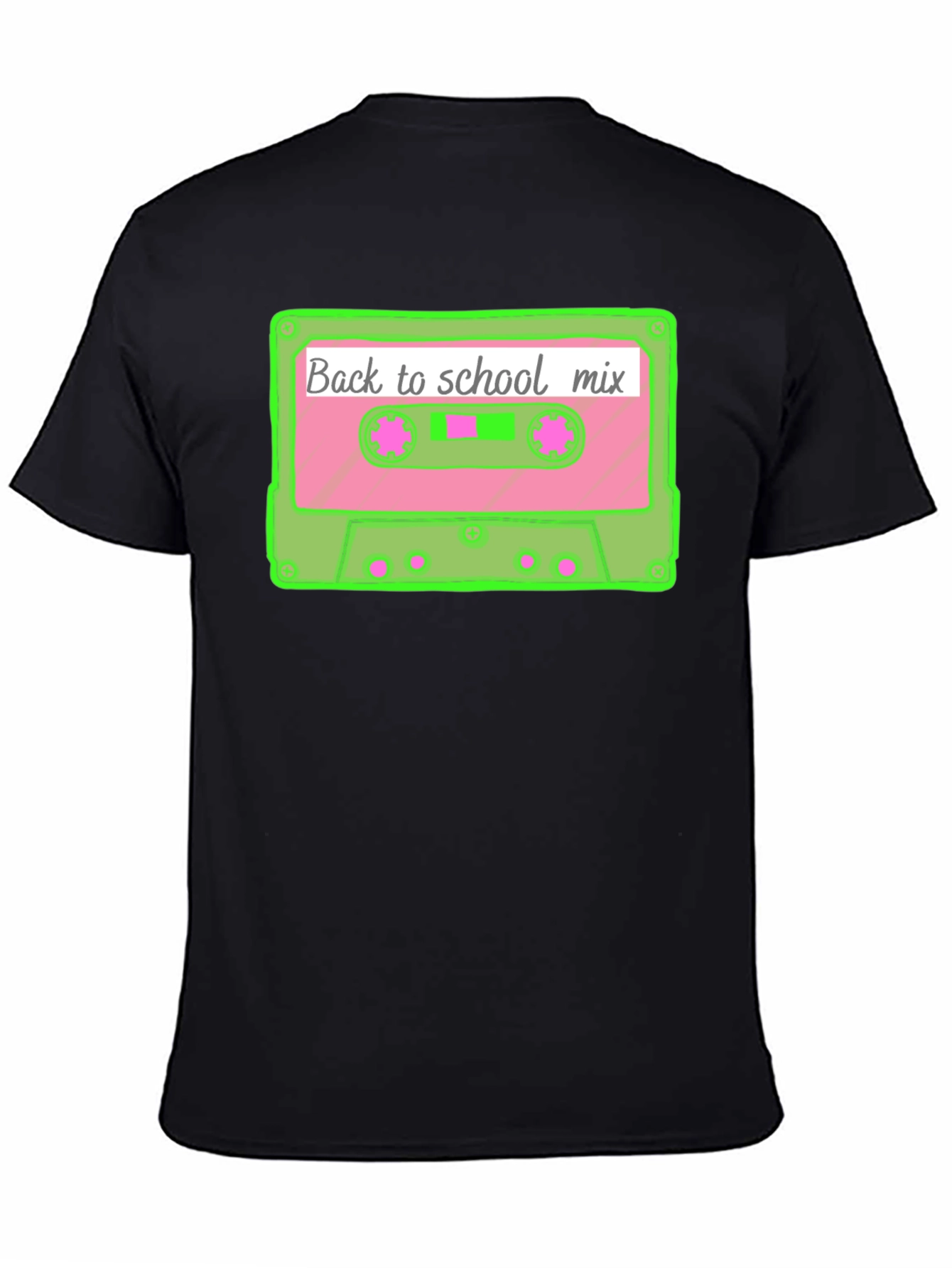 Retro Back to School Mix Tape Cassette T-Shirt