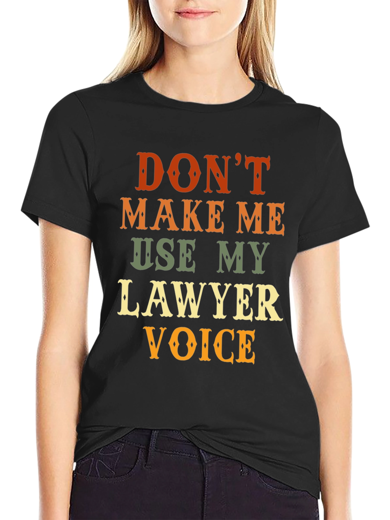 Lawyer Voice Novelty Graphic T-Shirt