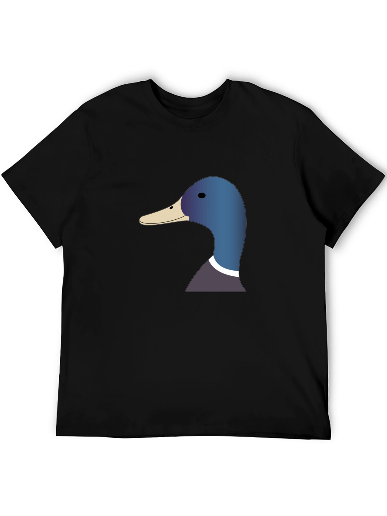 Duck Head Graphic T-Shirt - Unisex Black Tee