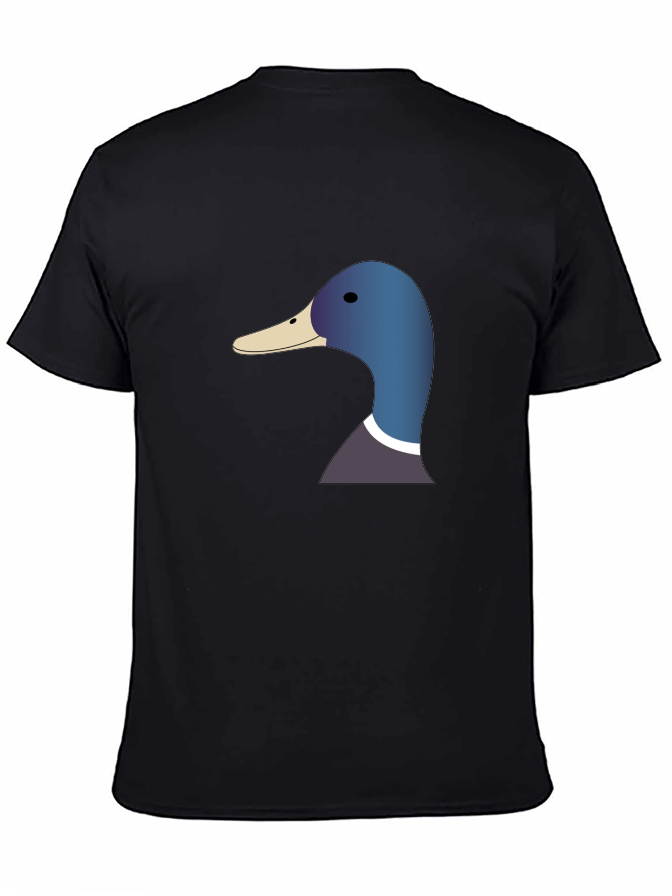Duck Head Graphic T-Shirt - Unisex Black Tee