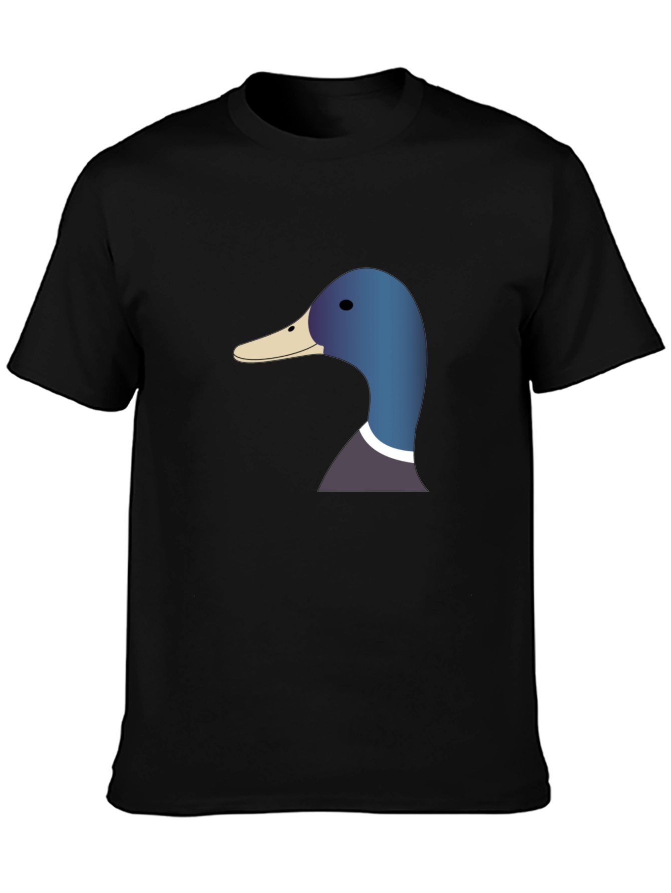 Duck Head Graphic T-Shirt - Unisex Black Tee