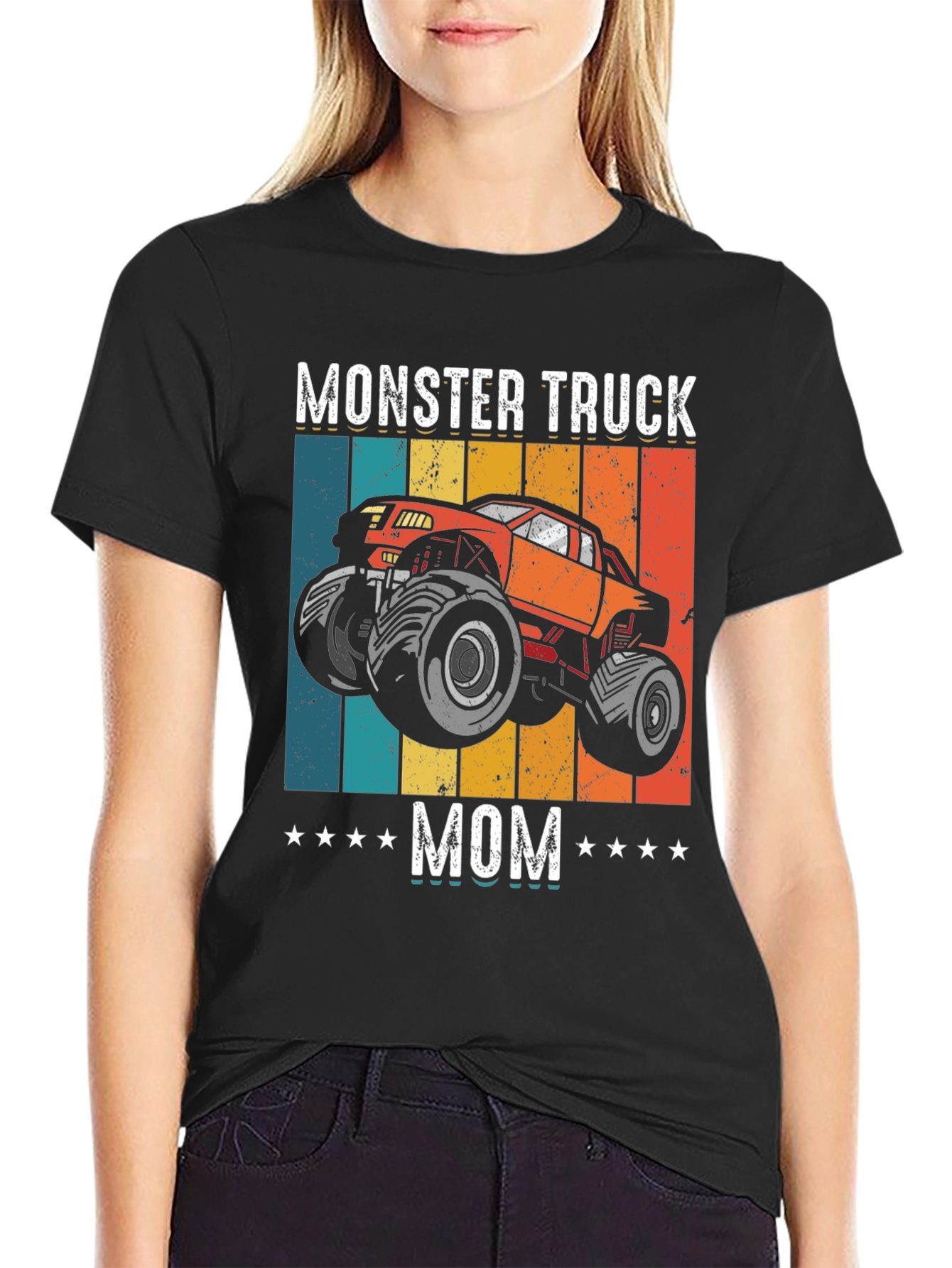 Monster Truck Mom Graphic Tee - Fun & Stylish!