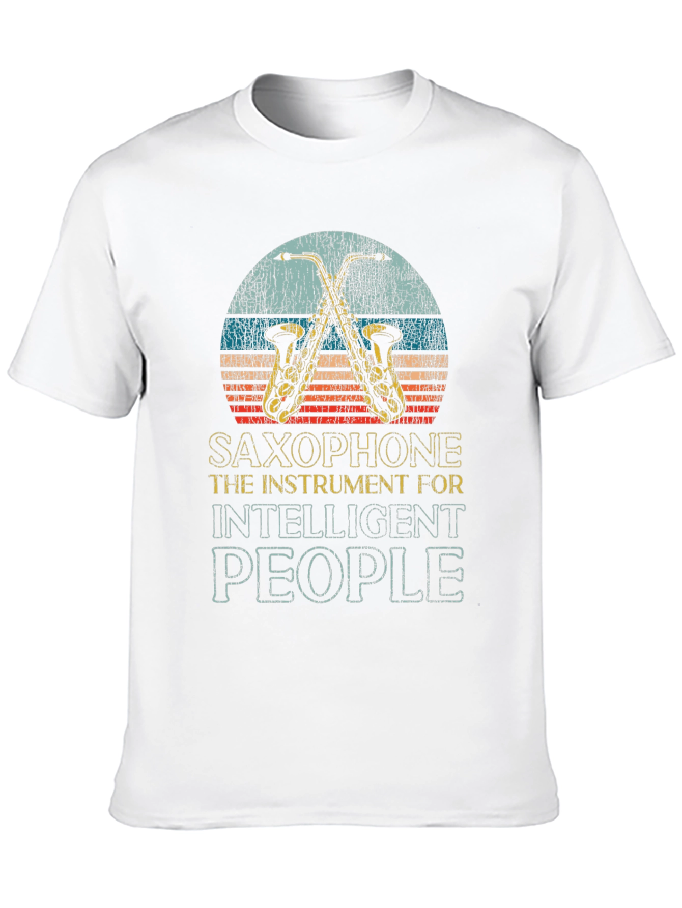 Saxophone Intelligent People Tee