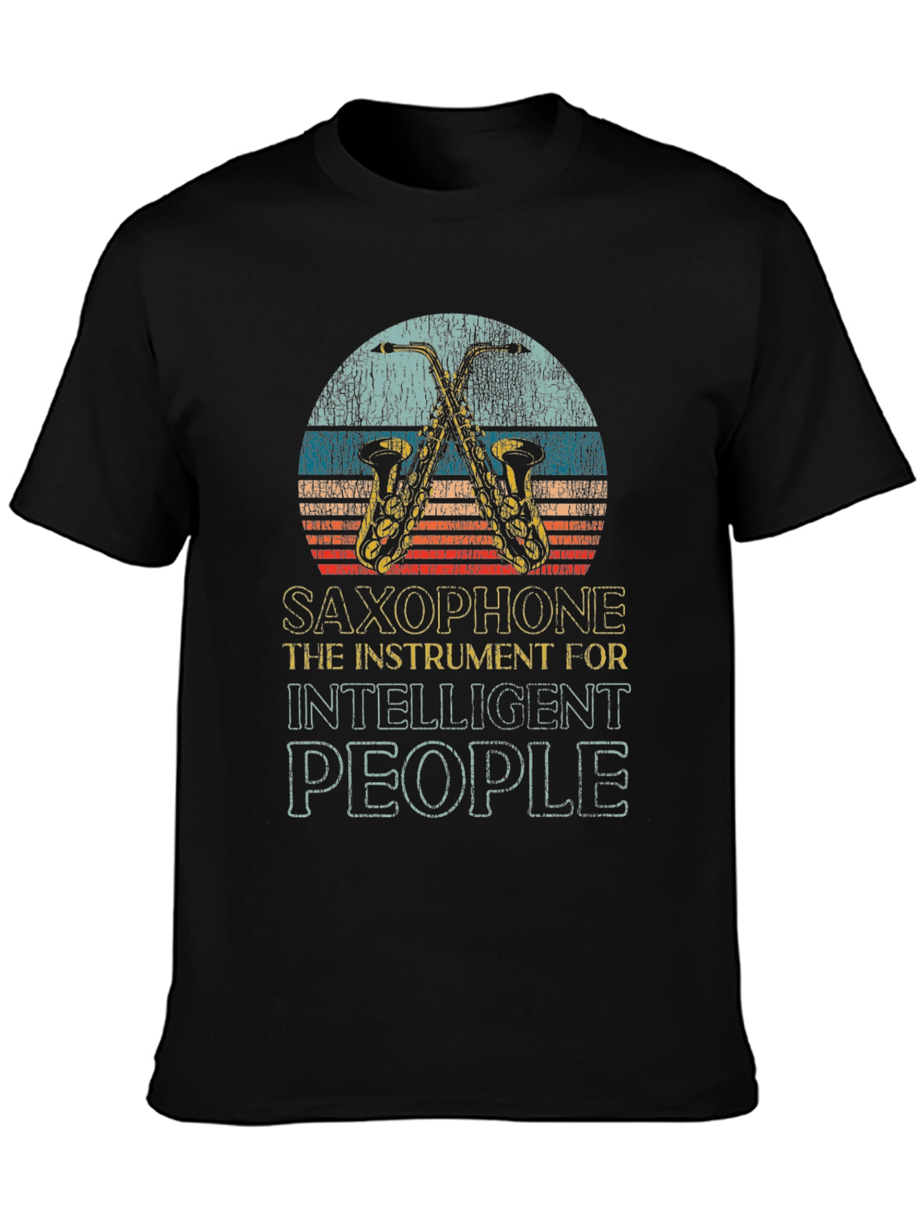 Saxophone Intelligent People Tee