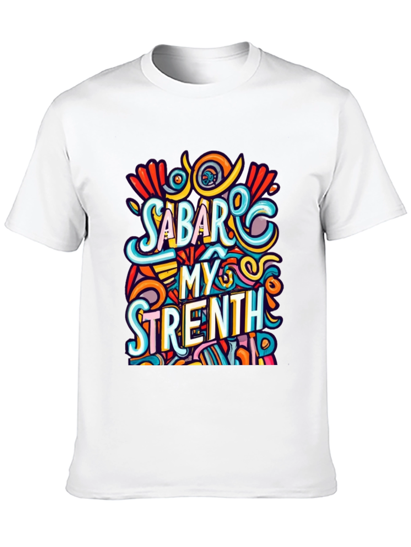 Sabar My Strength Graphic Tee - Unique Design