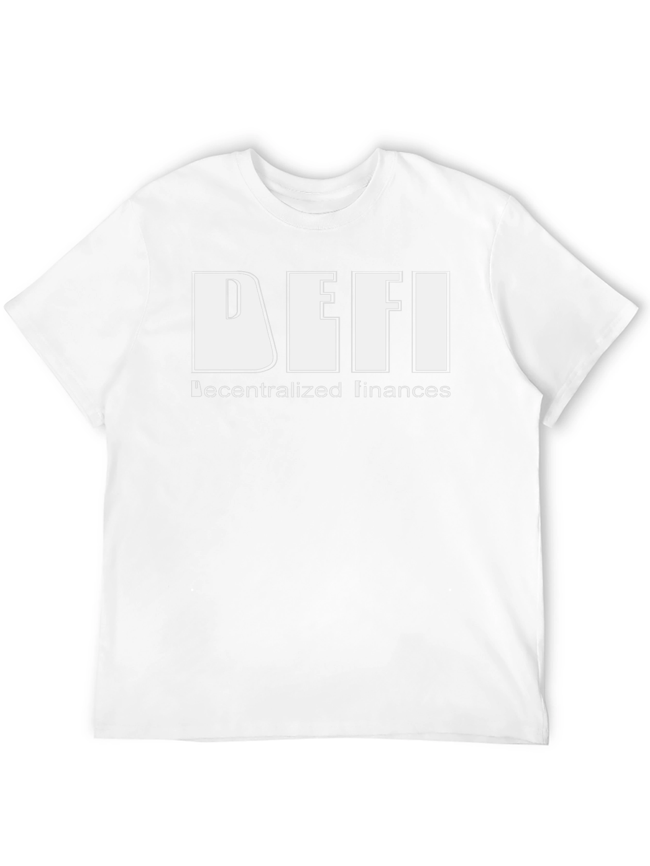 DeFi Decentralized Finances Black T-Shirt
