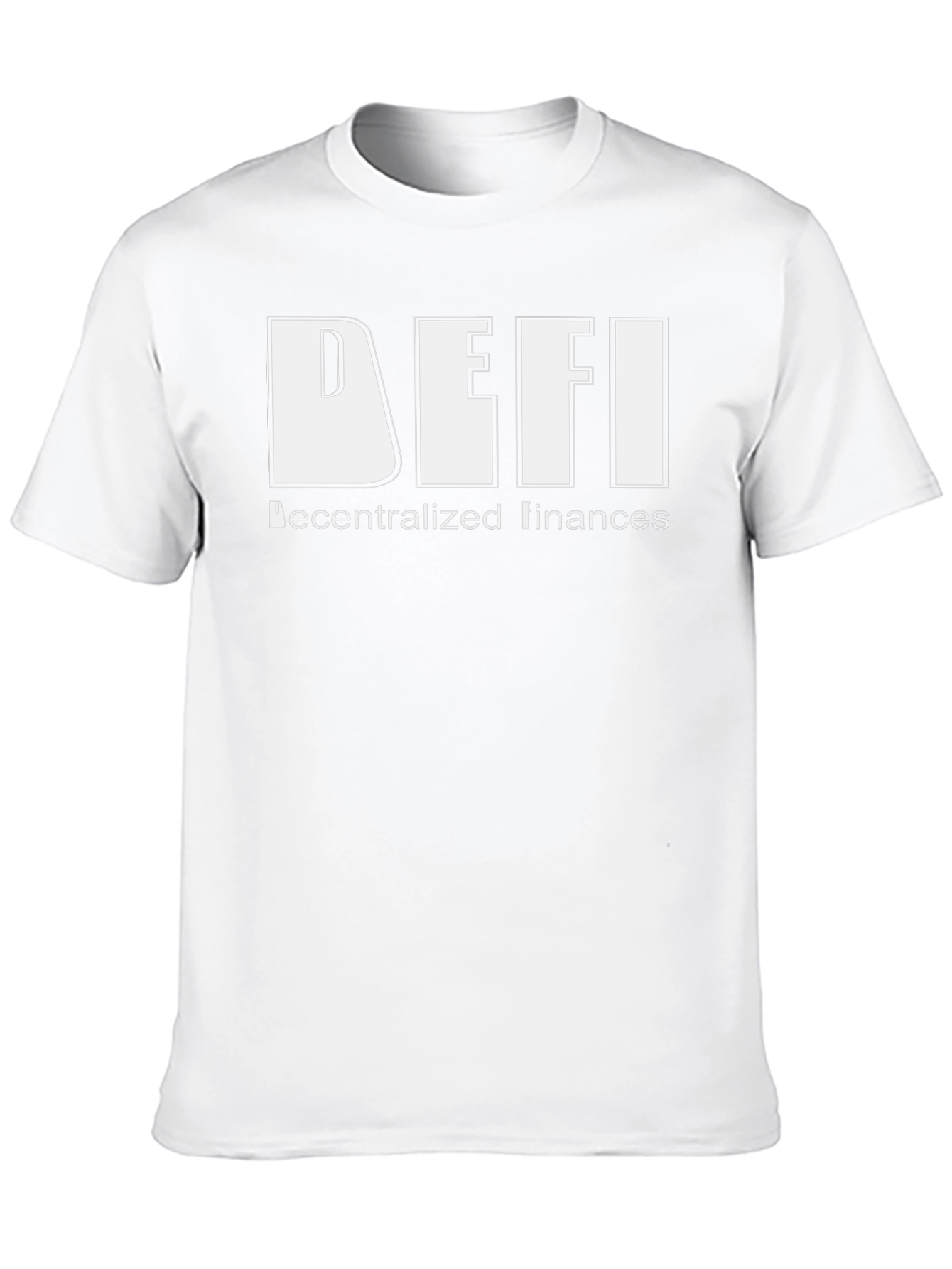 DeFi Decentralized Finances Black T-Shirt