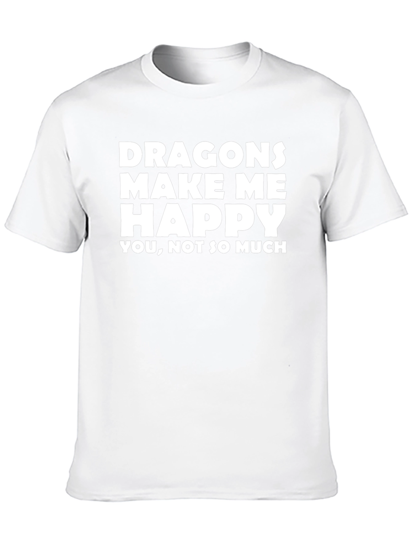 Dragons Make Me Happy Graphic T-Shirt