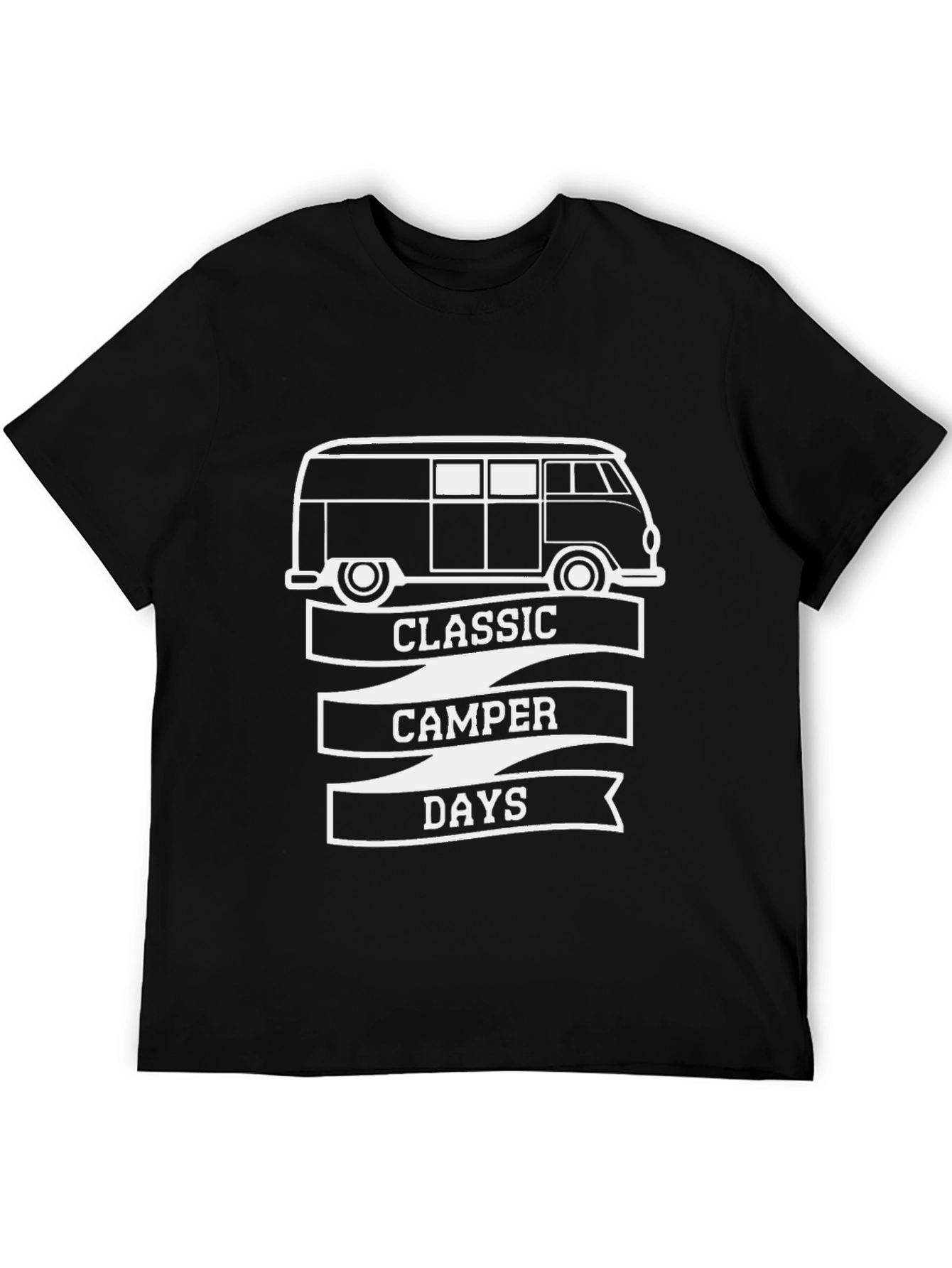 Classic Camper Days Graphic Tee - Retro Van