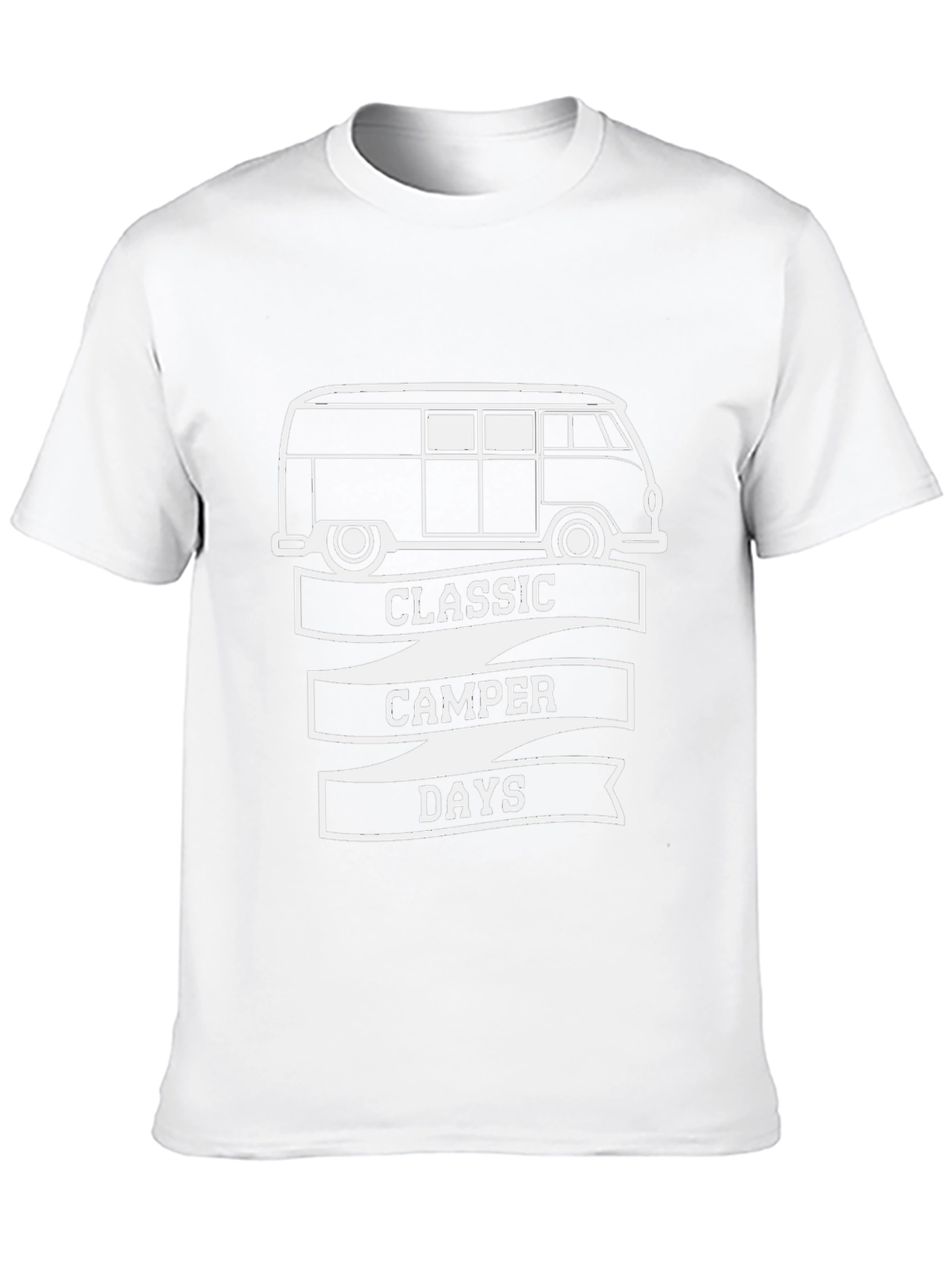 Classic Camper Days Graphic Tee - Retro Van