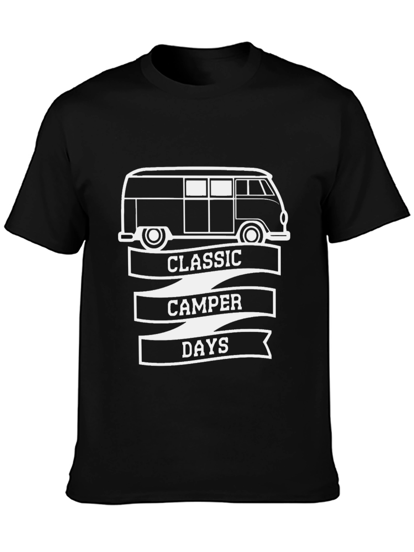 Classic Camper Days Graphic Tee - Retro Van