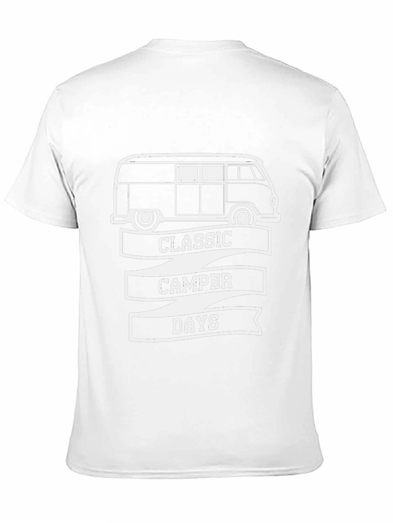 Classic Camper Days Graphic Tee - Retro Van