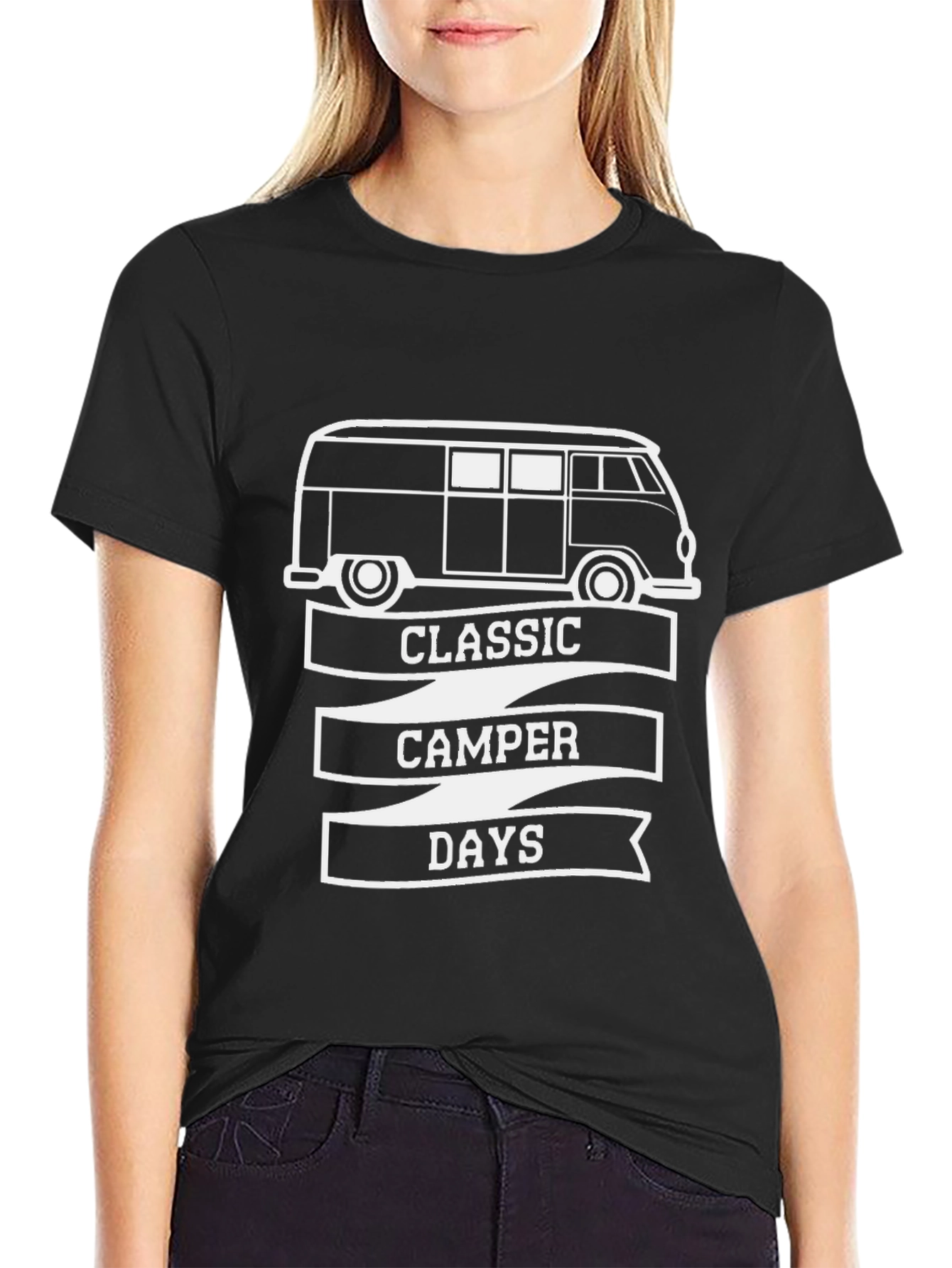 Classic Camper Days Graphic Tee - Retro Van