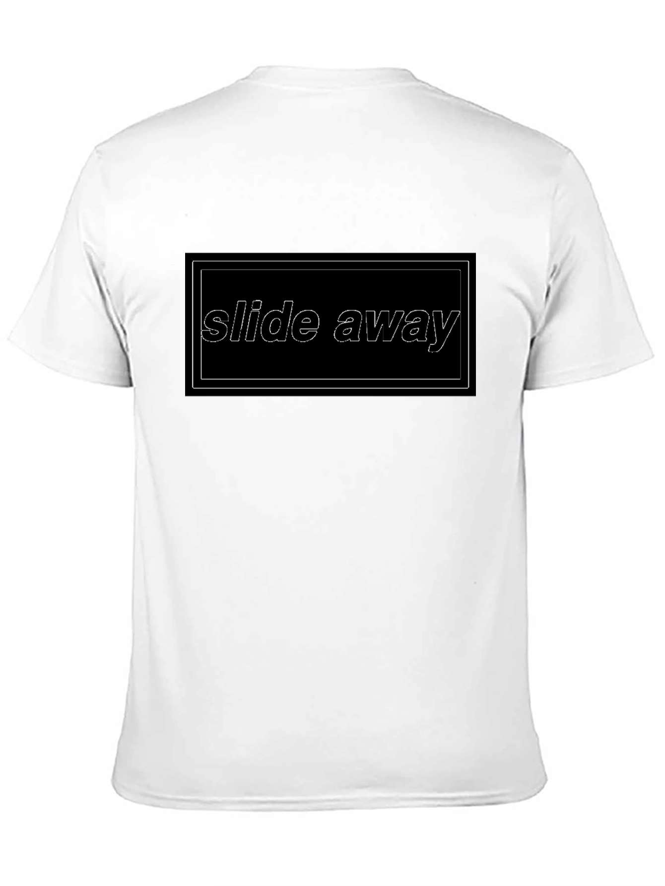 Slide Away Black Graphic Tee