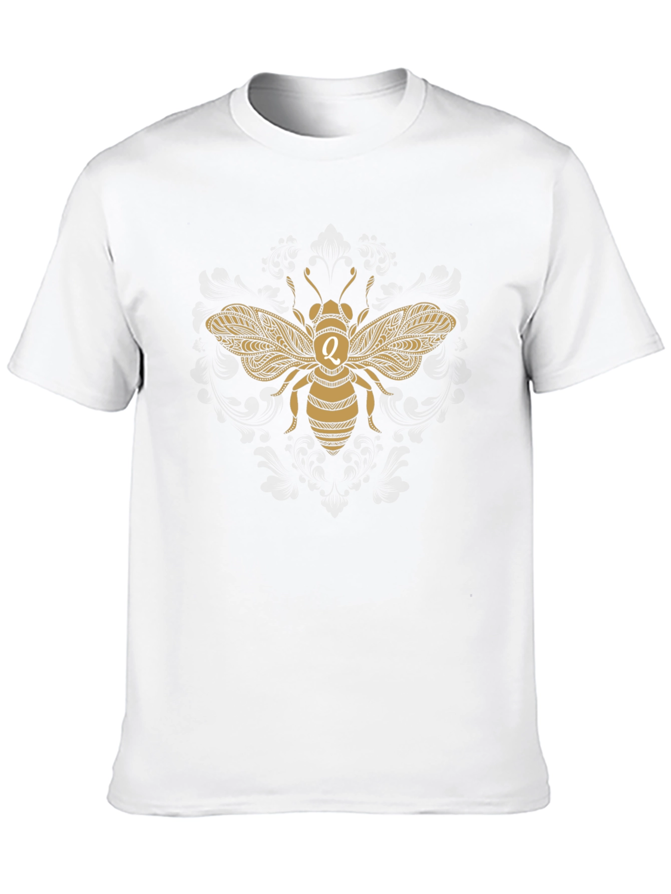 Gold Bee Graphic T-Shirt - Black