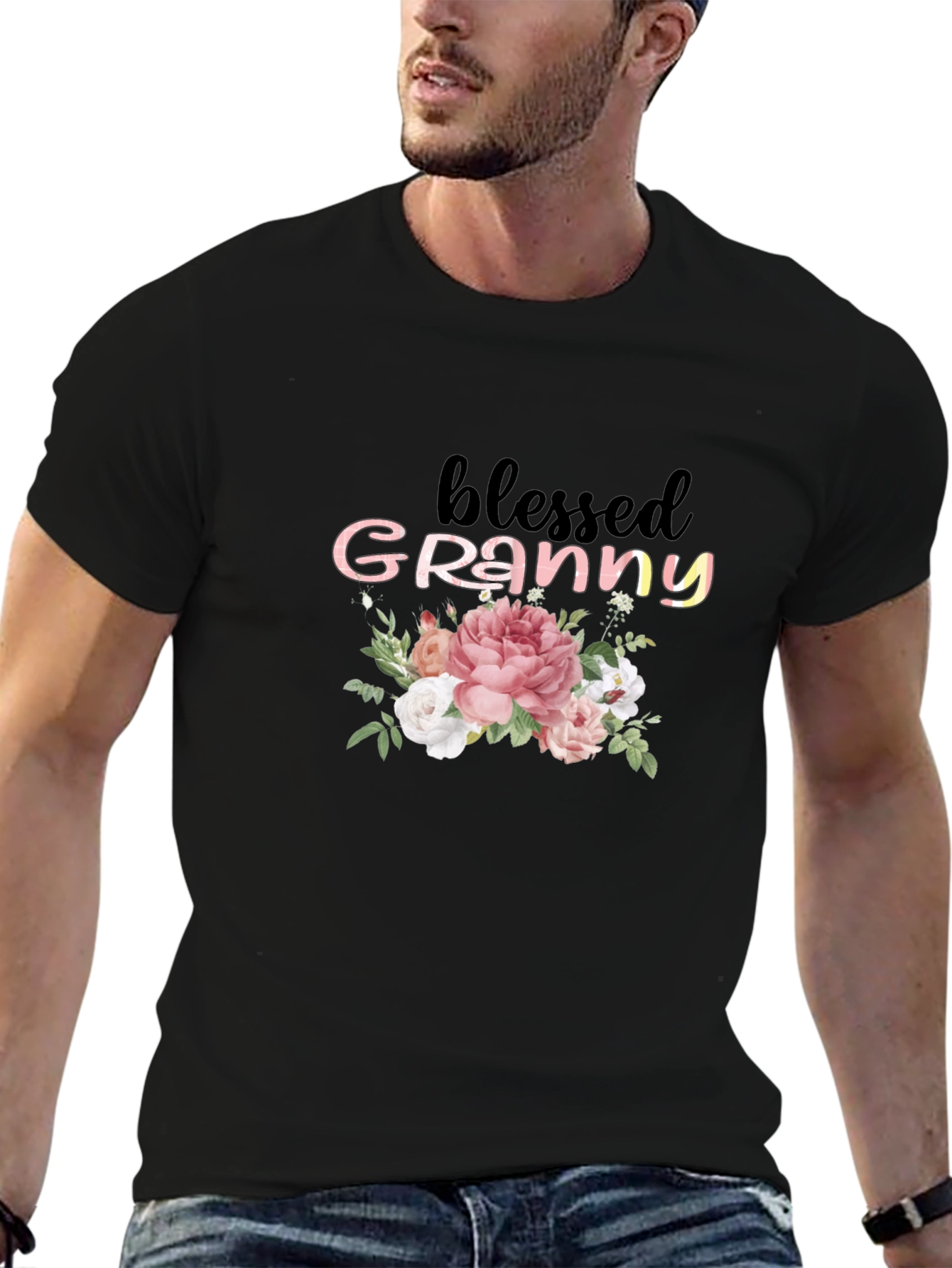 Blessed Granny Floral T-Shirt