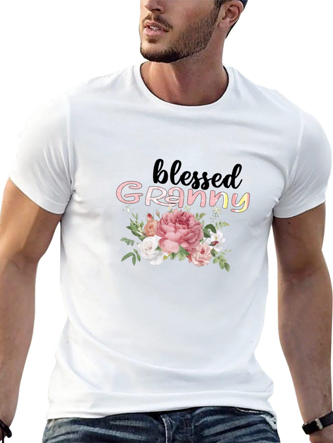 Blessed Granny Floral T-Shirt