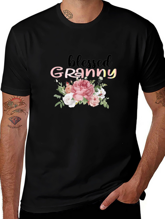 Blessed Granny Floral T-Shirt