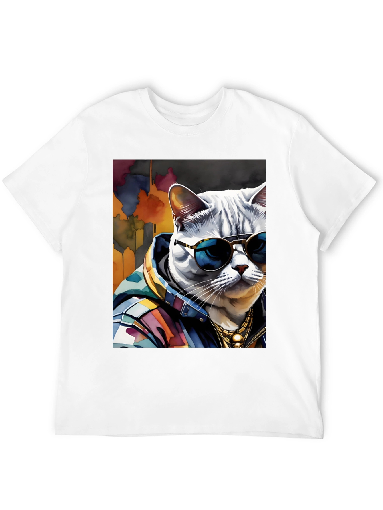 Cool Cat Graphic Tee - Urban Style