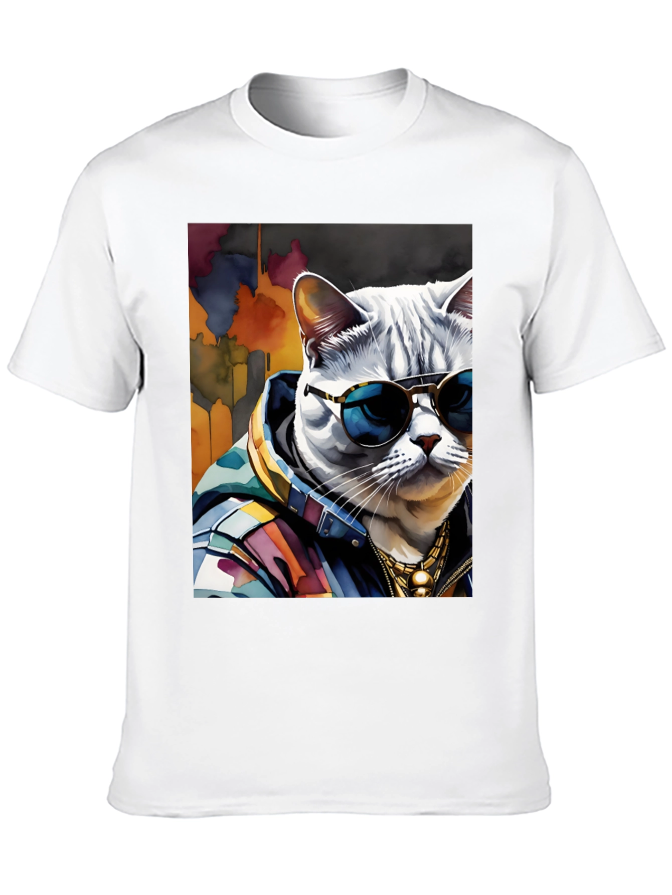 Cool Cat Graphic Tee - Urban Style