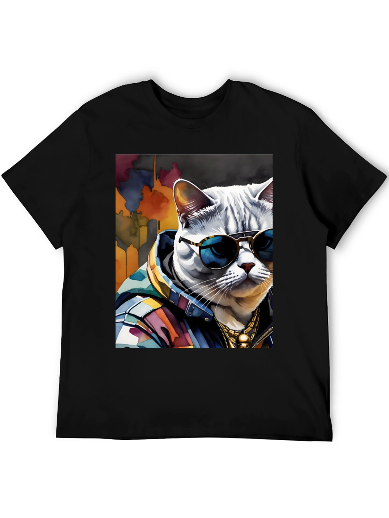 Cool Cat Graphic Tee - Urban Style